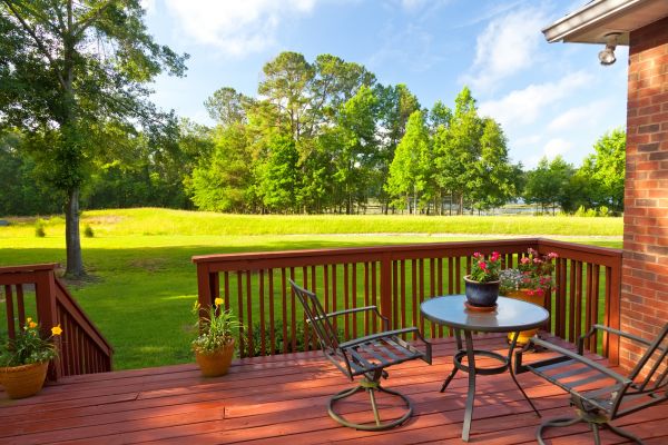 Redwood Deck Installation in Knoxville